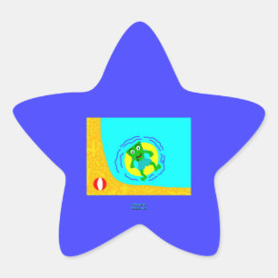 フランケンチーズサマースターステッカー 星シール