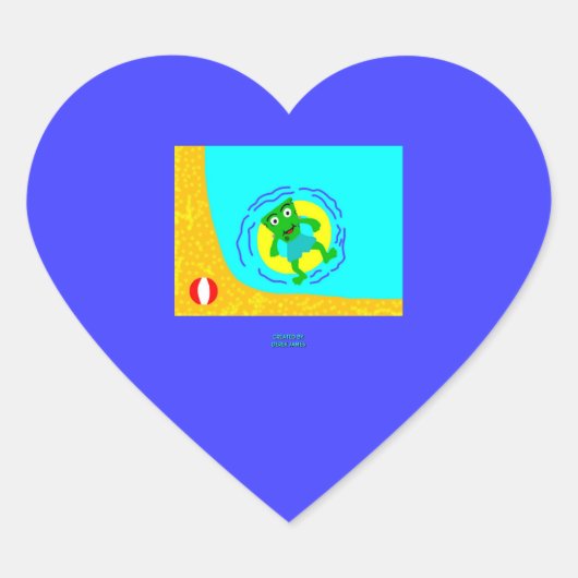 フランケンチーズサマーハートシール ハートシール (正面)