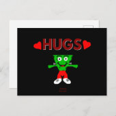 フランケンチーズハグスポストカード ポストカード (正面/裏面)