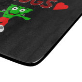 フランケンチーズハグ切削盤15.2 cm x 17.8 cm カッティングボード (角)