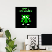 フランケンチーズハロウィーンの挨拶ポスター ポスター (ホームオフィス)
