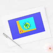 フランケンチーズ夏の長方形シール 長方形シール (封筒)