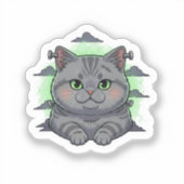 フランケンブリット – British Shorthair Catハロウィーン シール (正面)