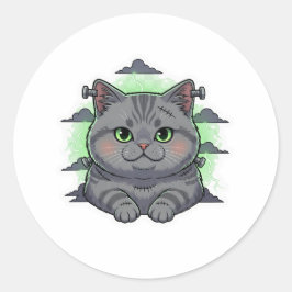 フランケンブリット – British Shorthair Catハロウィーン ラウンドシール