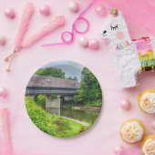 フランケンマスの屋根付き橋 ペーパープレート (パーティー)