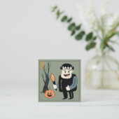 フランケンモンスターハッピーハローウィンー先生 エンクロージャーカード (スタンド正面)