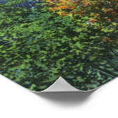 フランコニアノッチビューの縦断湖 ポスター (角)