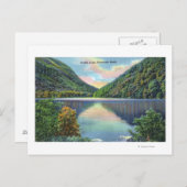 フランコニアノッチビューの縦断湖 ポストカード (正面/裏面)