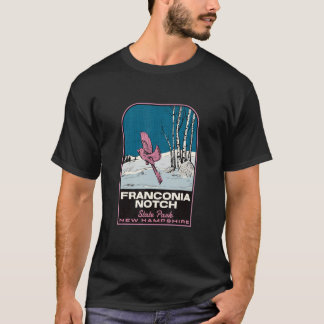フランコニアノッチ州パークニューハンプシャーヴィンテージT Tシャツ
