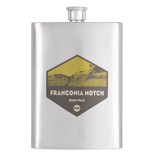 フランコニアノッチ州パークニューハンプシャー フラスク (正面)