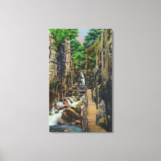 フランコニアノッチ州パーク2 キャンバスプリント (正面)