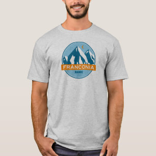フランコニアレンジニューハンプシャースターズムーン Tシャツ