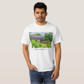 フランコンマスの屋根付き橋Tシャツ Tシャツ (正面フル)