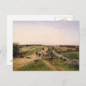 フランコ・プロイセン戦争の場面 ポストカード (正面/裏面)