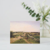 フランコ・プロイセン戦争の場面 ポストカード (スタンド正面)