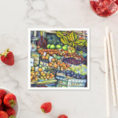 フランシスと新鮮なフルーツ スタンダードカクテルナプキン (インサイチュ)