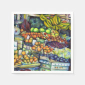 フランシスと新鮮なフルーツ スタンダードカクテルナプキン (正面)