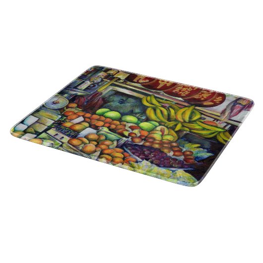 フランシスのある新鮮な果物 カッティングボード (角)