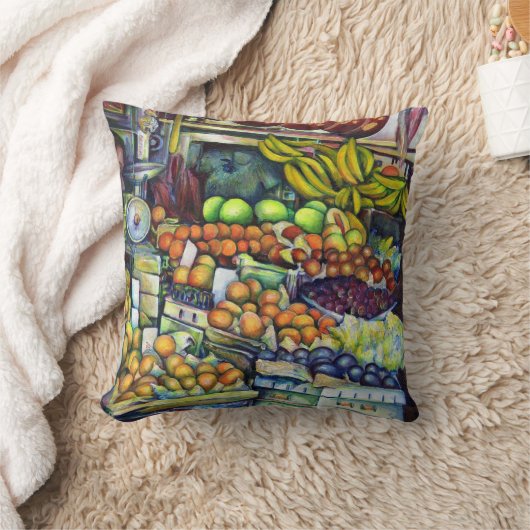 フランシスのある新鮮な果物 クッション (ブランケット)