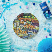 フランシスのある新鮮な果物 ペーパープレート (パーティー)