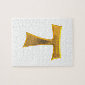 フランシスカンタウクロスパックスエボヌム金ゴールドメタリック ジグソーパズル (横)