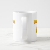 フランシスカンタウクロスパックスエボヌム金ゴールドメタリック ジャンボコーヒーマグカップ (裏面)