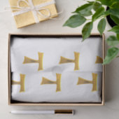 フランシスカンタウクロスパックスエボヌム金ゴールドメタリック 薄葉紙 (ギフト)