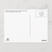 フランシスコオラープラタノス ポストカード (裏面)