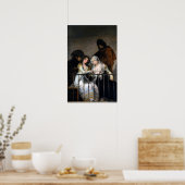 フランシスコゴヤマジャスオンザバルコニー ポスター (キッチン)