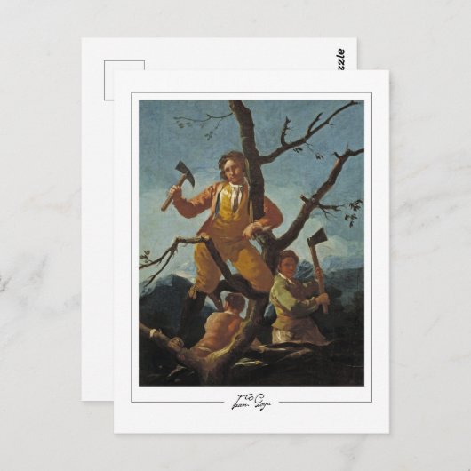 フランシスコゴヤ#12 -ファインアート ポストカード (正面/裏面)
