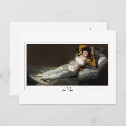 フランシスコゴヤ#255 -ファインアート ポストカード (正面/裏面)