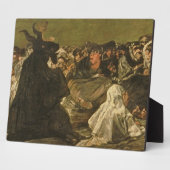 フランシスコホセデゴヤイルシェンテス |魔女たち'  フォトプラーク (側面)