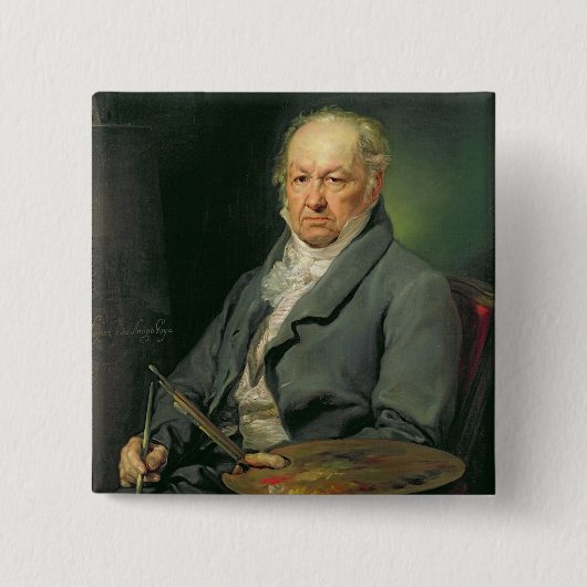 フランシスコホセde Goya 1826年(キャンバスの油) 缶バッジ (正面)