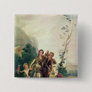 フランシスコホセde Goya y Lucientes の春または 缶バッジ