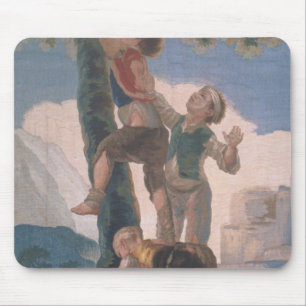フランシスコホセde Goya y Lucientes の男の子の上昇 マウスパッド
