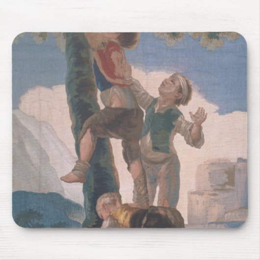 フランシスコホセde Goya y Lucientes |の男の子の上昇 マウスパッド (正面)