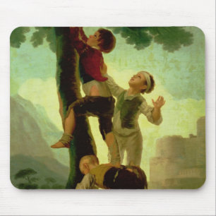 フランシスコホセde Goya y Lucientes の男の子の上昇 マウスパッド