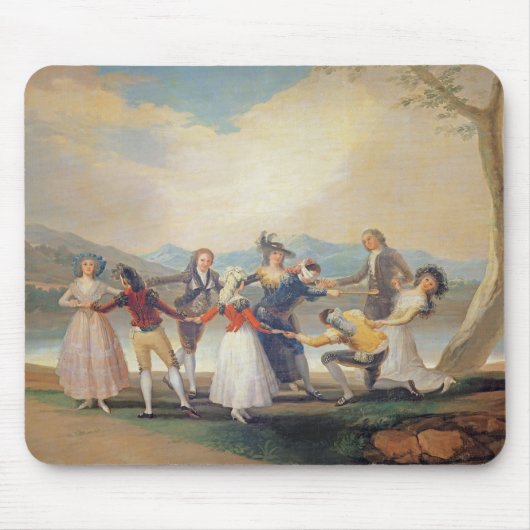 フランシスコホセde Goya y Lucientes |の盲人のB マウスパッド (正面)