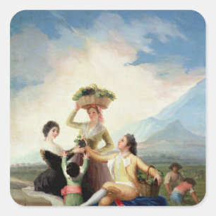 フランシスコホセde Goya y Lucientes の秋、かTh スクエアシール