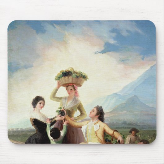 フランシスコホセde Goya y Lucientes |の秋、かTh マウスパッド (正面)