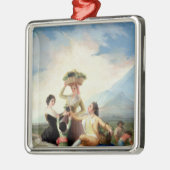 フランシスコホセde Goya y Lucientes |の秋、かTh メタルオーナメント (左)