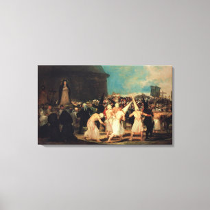 フランシスコホセde Goya y Lucientes の行列の キャンバスプリント