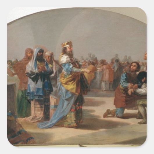 フランシスコホセde Goya y Lucientes |喩えo スクエアシール (正面)