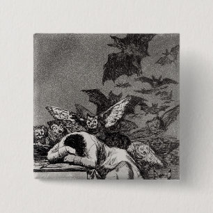 フランシスコホセde Goya y Lucientes 睡眠の 缶バッジ