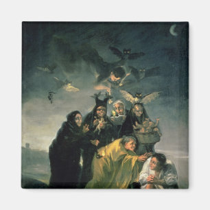 フランシスコホセde Goya y Lucientes 魔法使い マグネット