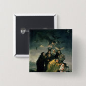 フランシスコホセde Goya y Lucientes |魔法使い 缶バッジ (正面&裏面)