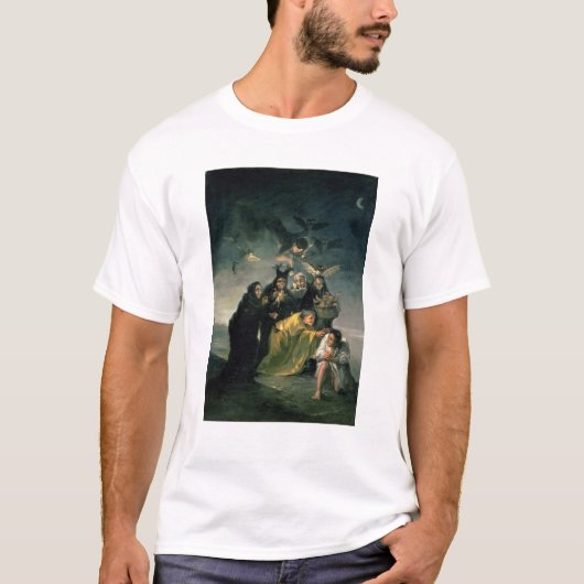 フランシスコホセde Goya y Lucientes |魔法使い Tシャツ (正面)