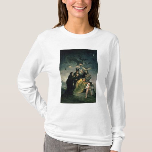 フランシスコホセde Goya y Lucientes |魔法使い Tシャツ (正面)