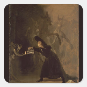 フランシスコホセde Goya y Lucientes El Hechizado スクエアシール