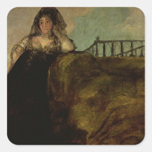 フランシスコホセde Goya y Lucientes Leocadia Zori スクエアシール